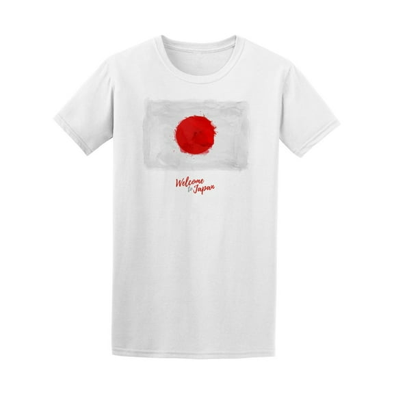 Watercolor Map Of Japan Tee Men's -Image by Shutterstock