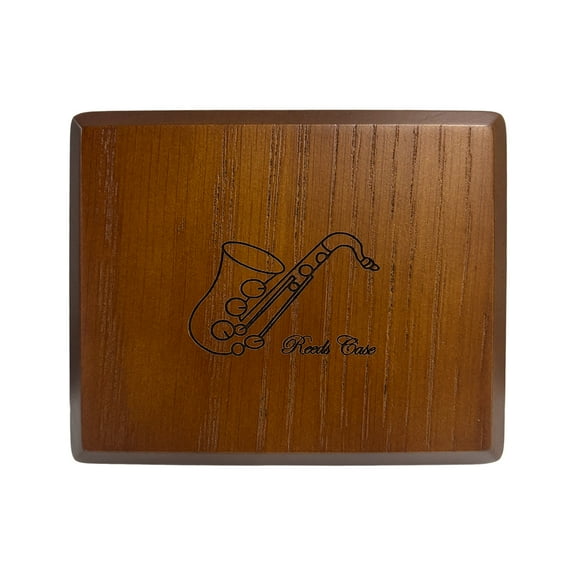 10 Reeds Saxophone Clarinet Case Magnet For Alto Saxophone Reeds (Brown)
