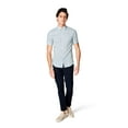 thumbnail image 5 of Good Man Brand Simple Dot Woven On-Point Long Sleeve Shirt (Navy Clover Mid Century, Medium), 5 of 5
