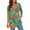 Green, variant on 3/4 Sleeve Womens Tops Dressy Casual Blouses V Neck Work Shirts Trendy Tops