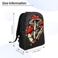 thumbnail image 4 of Fotbe Red Mushrooms Travel Laptop Backpack, Business Slim Sturdy Laptops Backpack, Water Resistant College School Computer Bag Gift for Men & Women Fits 15.6 Inch Notebook, 4 of 8