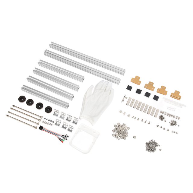 Excellent Support de Boîtier Ouvert pour Ordinateur Dissipation de Chaleur MATX, Cadre en Aluminium DIY, Structure Matérielle Divisée, Forte Compatibilité pour Carte Mère MATX