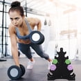 thumbnail image 4 of OUNONA 2Set Dumbbell Organizer Black ABS for Home and Office Use, 4 of 8