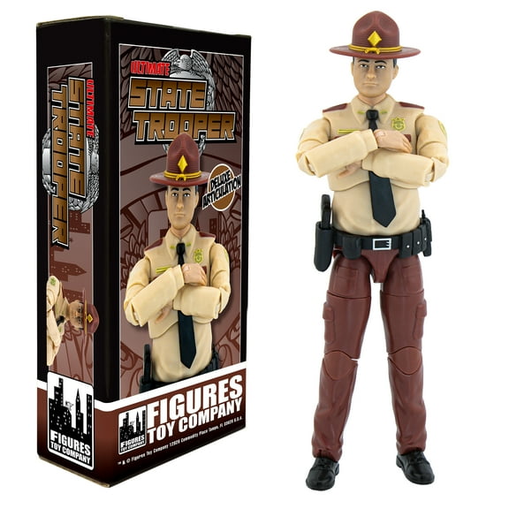 Ultimate 6.5 Inch State Trooper Action Figure With Deluxe Articulation