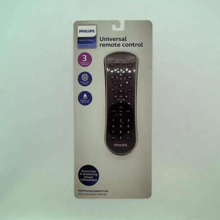 5 pack Philips Universal Remote Control - Black