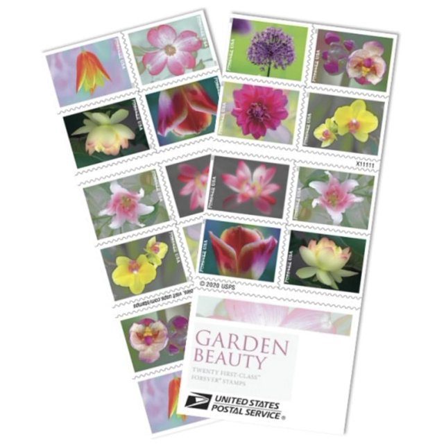 Sellos Servicio Postal de los Estados Unidos Garden Beauty Forever