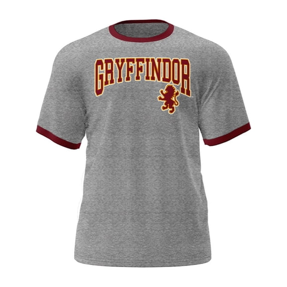 Harry Potter Gryffindor Adult Ringer Shirt, Sizes XS -2XL