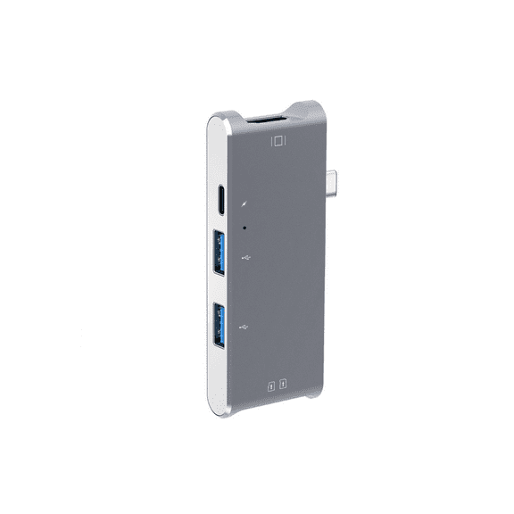 USB Type C / HDMI Hub 2-Port USB 3.0 Data Hub With C-type Charging Port HDMI 4K Output TF SD Card Reader For The New Macbook