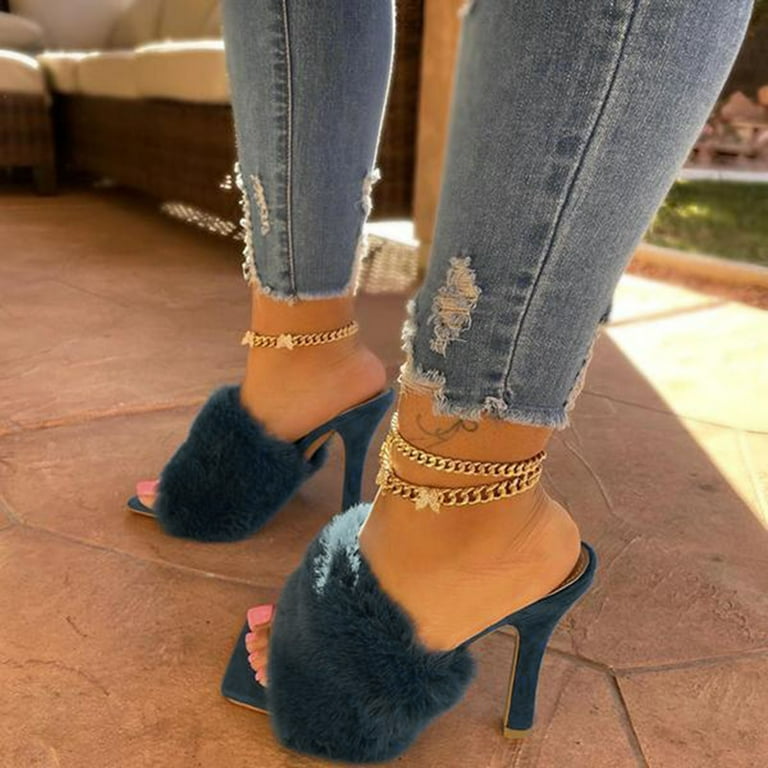 No heel best sale slippers