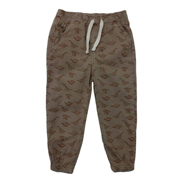 Pantalon George Niño 1A Estampado Dinosaurio Beige