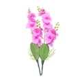 thumbnail image 5 of Milisten 2Set Purple Plastic Fake Orchid Plants for Table Arrangement and Flower Girl Use, 5 of 8