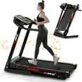 thumbnail image 3 of 3.5HP 330 LBS Weight Foldable Electric Running Walking Machine with Bluetooth/APP for Home, Fitness Jogging Exercise, Easy Installation and Space Saver for Home Office Gym, 3 of 8