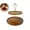 Gold, variant on Cupcake Stand with Serving Tray and Metal Rod Rustic Wooden Tiered Cupcake Stand Decorative Tiered Tray Stand Display Dessert Holder for Home, Catering, Fruit and Sweets Display