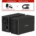 Blueendless Dual HaId Disk RAID Array USB3.0/USB3.1 Dual Bay dock HHD
