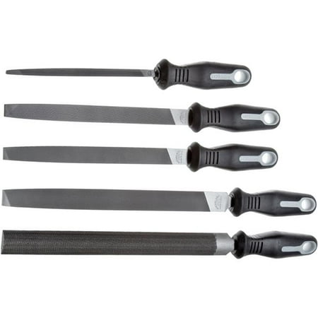 

File Set with Ergonomic Handle Pouched - 5 Piece