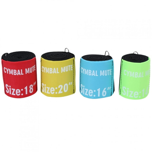 4 Uds silenciador de platillo Hi Hat almohadilla amortiguadora silenciosa accesorios de instrumentos de percusión 14/16/18/20 pulgadas