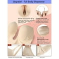 thumbnail image 5 of Sveltors Shapewear Bodysuit for Women Tummy Control Plunge Backless Shapewear Mid Thigh Mesh Shaping Body Shaper, 5 of 8