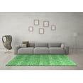thumbnail image 3 of Ahgly Company Indoor Round Abstract Emerald Green Contemporary Area Rugs, 6' Round, 3 of 4