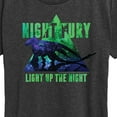 thumbnail image 3 of How to Train Your Dragon - Night Fury Light Up The Night - Women's Short Sleeve Graphic T-Shirt, 3 of 5