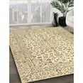 thumbnail image 3 of Ahgly Company Machine Washable Indoor Rectangle Traditional Sun Yellow Area Rugs, 7' x 10', 3 of 7