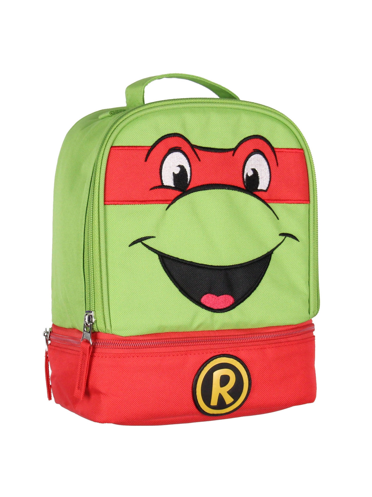 Teenage Mutant Ninja Turtles TMNT All Turtles Dual Compartment Lunch Box (Raphael) 9"