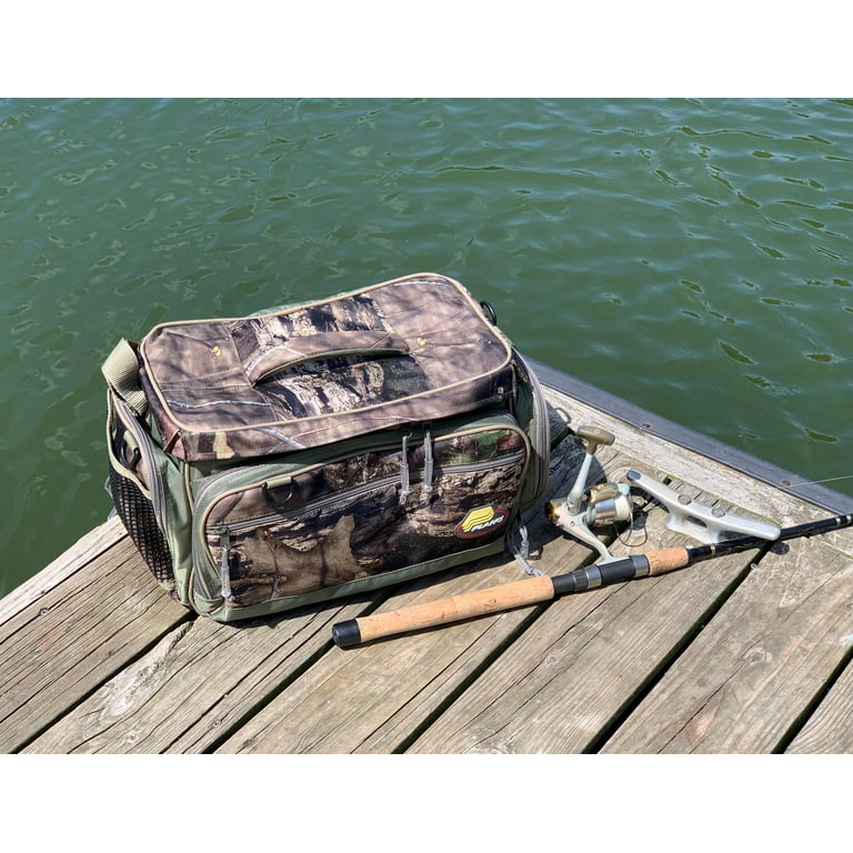 Plano Medium 3600 Size Mossy Oak Manta Softsider Fishing Tackle Bag, Black