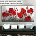 thumbnail image 4 of Maytalsory Red 5D Diamonds Painting Poppies Flower Kit High Resolution Patterns Looks More Three-dimensional 50*100cm 1Set, 4 of 6