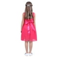 thumbnail image 6 of Haitryli Flower Girl Dress for Kids Sleeveless V-Neckline Bridesmaid Wedding Party Dresses Formal Rose 12, 6 of 7
