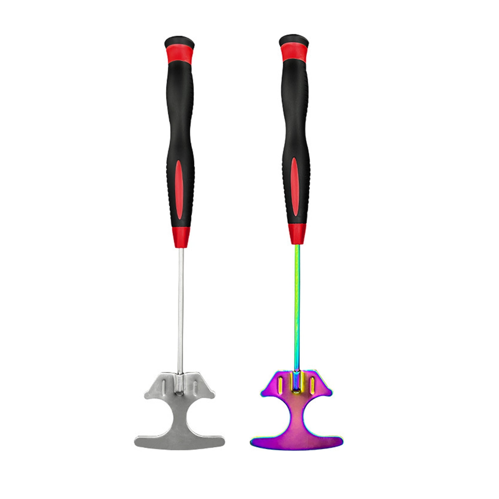 Fishing Lure Mixing Shovel Fishing Tool Equipment Shrimp Baits Shovel Stainless Steel Rubber Handle Shrimp Shovel