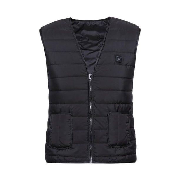 Chaleco calefactable de 5 zonas, chaqueta eléctrica calefactable para hombre y mujer, ropa deportiva, abrigo calefactable con USB XXL