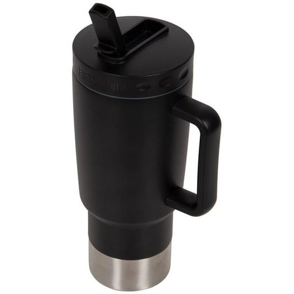 Fifty & Fifty 369646 30 oz Straw Lid Mug, Matte Black