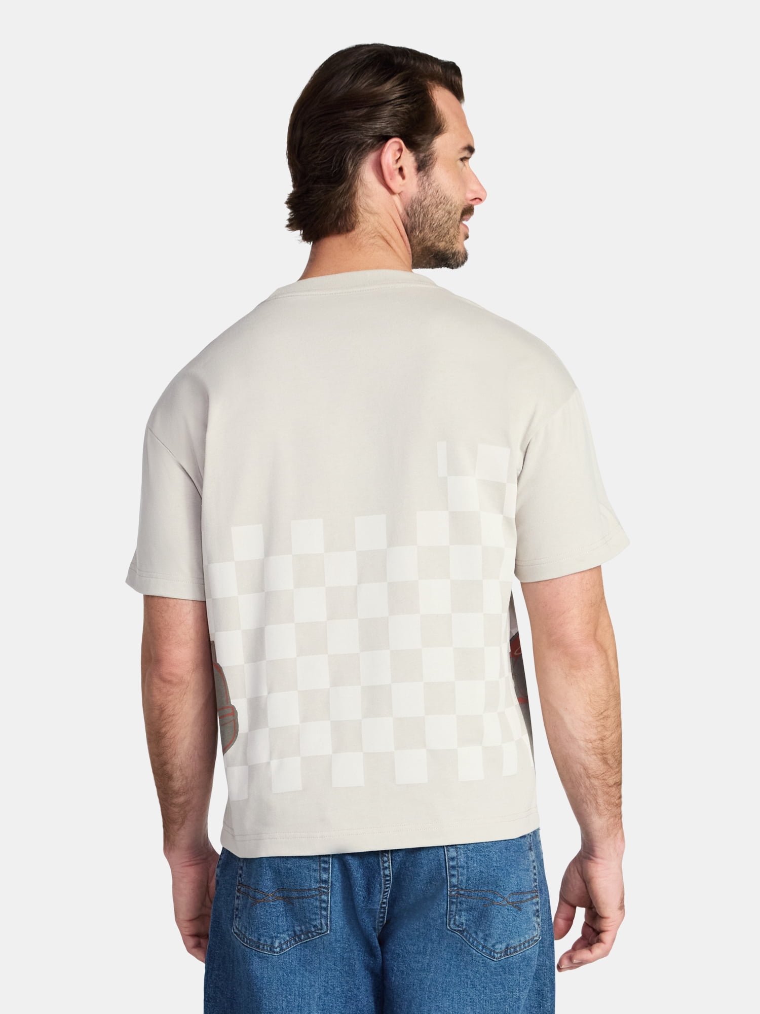 Miller Racing Men's and Big Men's Cropped Fit Graphic Tee, Sizes XS-3XL