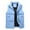 Blue Winter Puffer Vest, variant on BVnarty Men's Winter Puffer Vest Warm Sleeveless Jacket Padded Vest Outdoor Warm Vest Black XXXXXXL