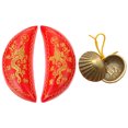 thumbnail image 1 of 2 Paires de Gobelets de Divination Robustes Gobelets Yin et Yang Fournitures de Divination, 1 of 6