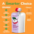 thumbnail image 2 of Brainiac Brain Squeezers 10ct Fruit & Veggies Variety Pack Applesauce, 2 of 11