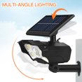 thumbnail image 3 of Lámpara de exterior Lámpara solar para césped Control de luz inteligente Control remoto Simulación Monitoreo Ajuste multiángulo IP64 Lámpara de pared impermeable para jardín Andoer Lámpara de exterior, 3 of 7