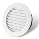 thumbnail image 5 of Rejilla de ventilación decorativa con rejilla de ventilación redonda y malla incorporada, salida ajustable, 5 of 5
