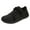 Black, variant on Splozh Toddler Sneakers Barefoot Shoes Kids Comfortable Breathable Wide Outdoor Leisure Solid Color Sports Shoes Black,US 3.5