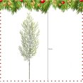 thumbnail image 5 of Nvzi 30 ramas de pino artificiales, tallo de pino de nieve artificial navideño, ramas de pino de nieve artificiales, agujas de pino de nieve en aerosol verde navideño falso (13,8 pulgadas), 5 of 5