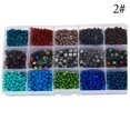 thumbnail image 4 of Bracelet Making Beads DIY 2025PCS Small Beads Pony Beads with Elastic String, 4 of 10