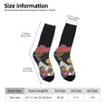 thumbnail image 5 of The Boondocks Adult Socks Casual Tube Socks Durable Comfort Calf Socks Soft Elastic Crew Socks 2 Black-1, 5 of 9