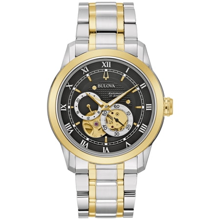Bulova Men's Automatic Two-Tone Stainless Steel Watch - 98A311