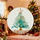 thumbnail image 4 of Adorno navideño de cristal marino acrílico para árbol de Navidad, estampado a doble cara, decoración navideña playera NCHKUN, 4 of 7