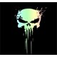 thumbnail image 5 of Pegatinas Calaveras Molten Skull Pack de 2 unidades para Coche o Moto (Color degradado), 5 of 5