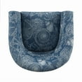 thumbnail image 6 of Linon Noelie Side Accent Club Chair, Blue Seashell, 6 of 11