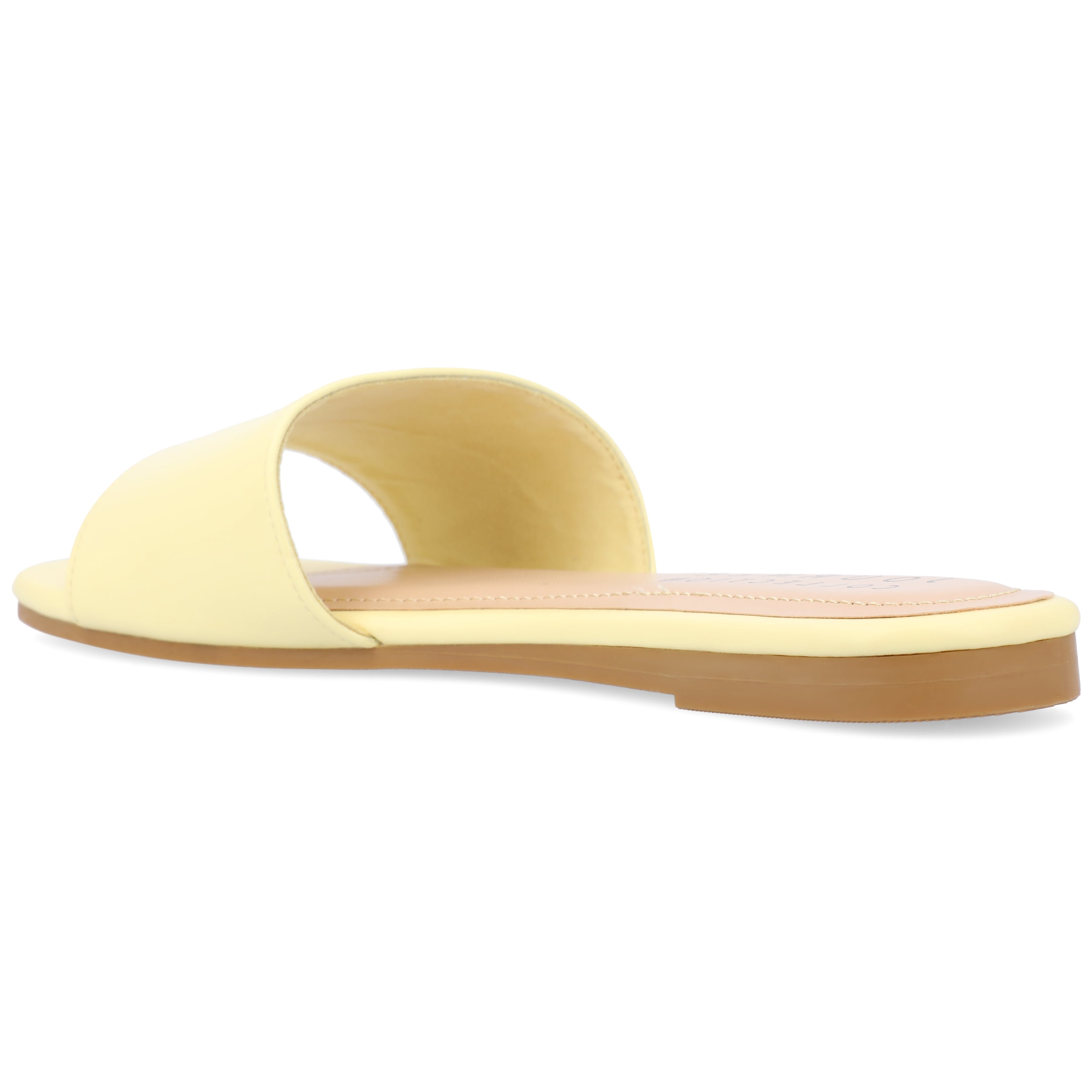 Journee Womens Kolinna Slip On Slide Flat Sandals, Widths Available