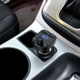 thumbnail image 2 of Archy Receptor Transmisor Bluetooth para Carro FM 3.1A Coche Auto Manos Libres Radio Reproductor Música MP3 Entrada USB Pantalla Luz LED Memoria Micro SD (BTX8), 2 of 7