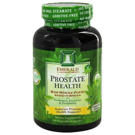 Healthy Prostate Formula - Emerald Labs - Prostate Health Raw Whole-Food Based Formula - 90 Vegetarian Capsules