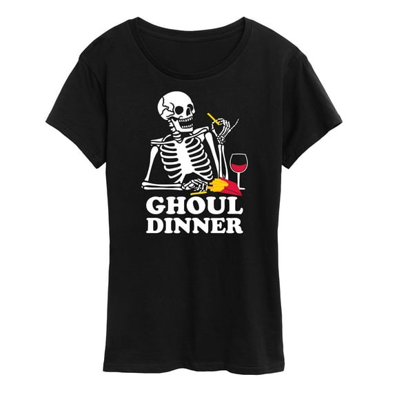 Instant Message - Ghoul Dinner - Women's Short Sleeve Graphic T-Shirt