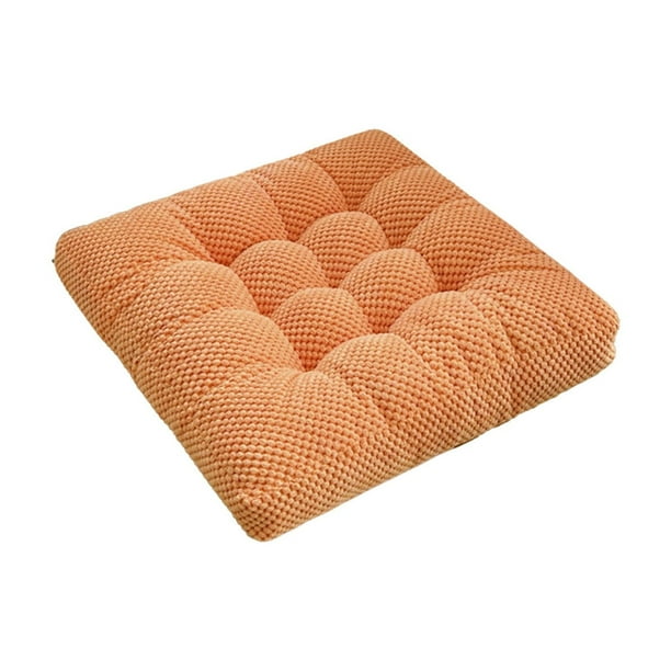 Sofa Vama Ropa de Cama Cojín de terciopelo grueso para silla, sofá, ventana flotante, tatami, asiento de coche, futón para arrodillarse, lavable, tamaño 17,72 x 17,72 pulgadas for Navideño